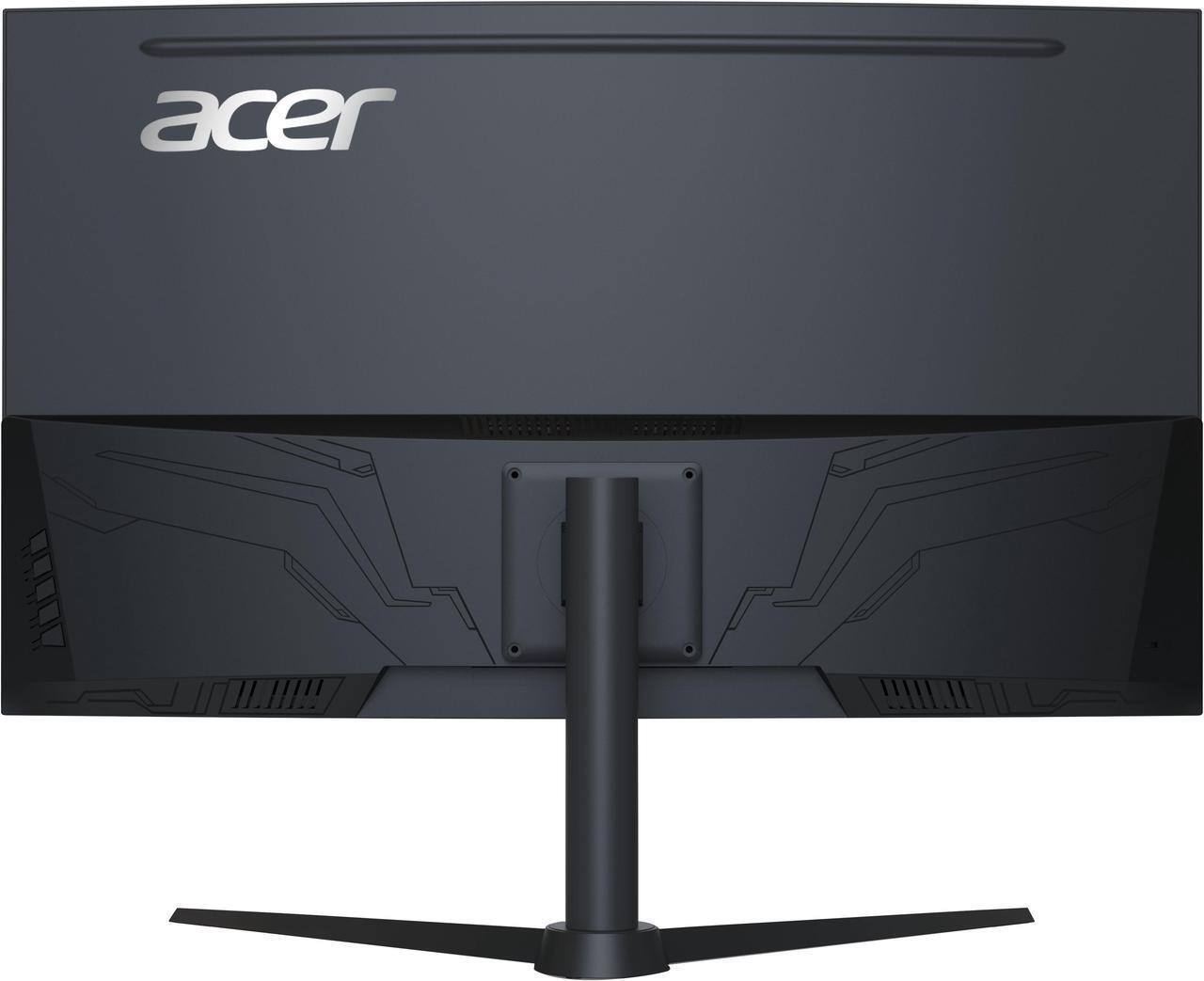 Back. Acer - Nitro XZ322QU V3 – 32" WQHD (2560x1440) Gaming Monitor, 165Hz, VA Panel, FreeSync - Black.