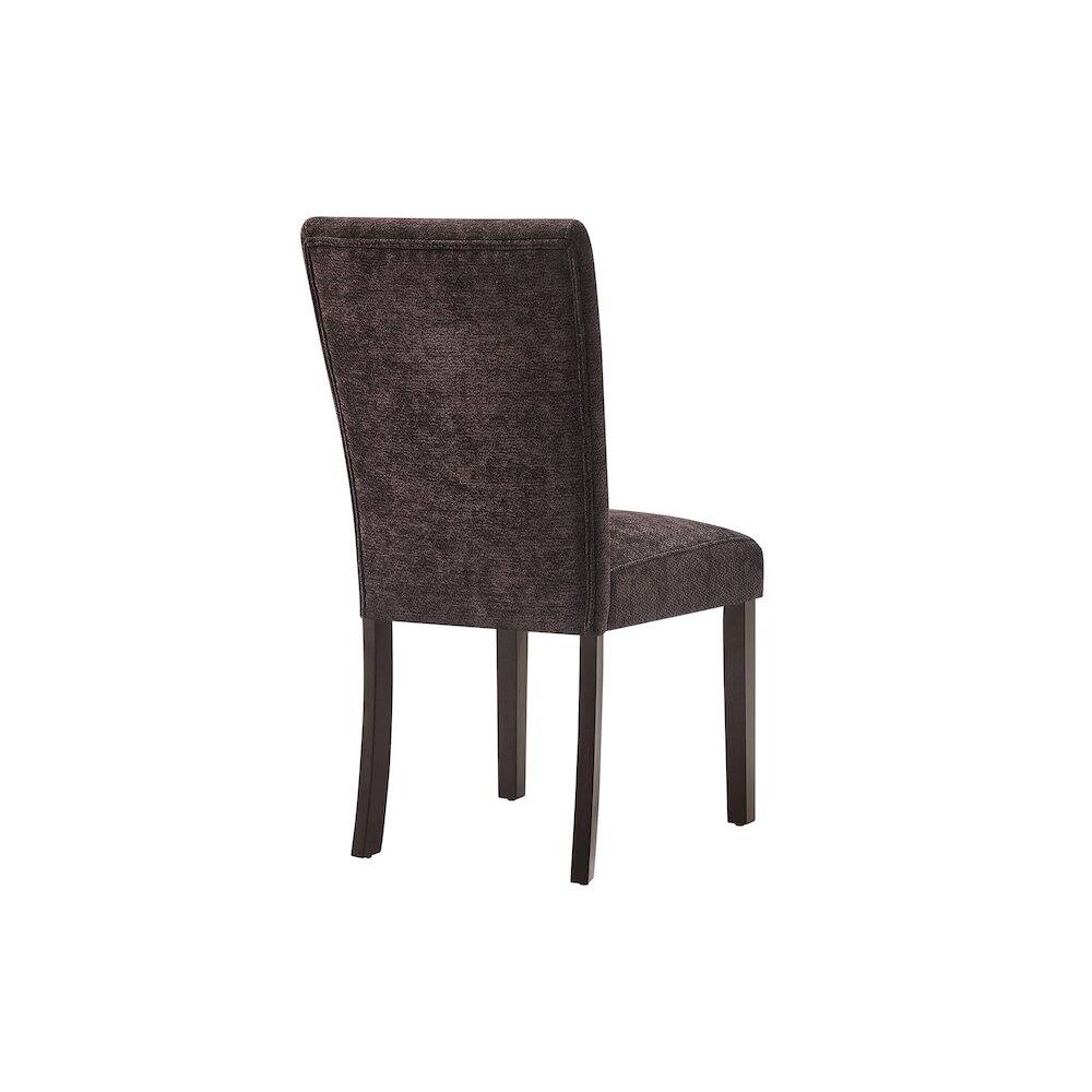 Front. Global Furniture USA - D8212 Brown Dining Chair - Dark Brown.