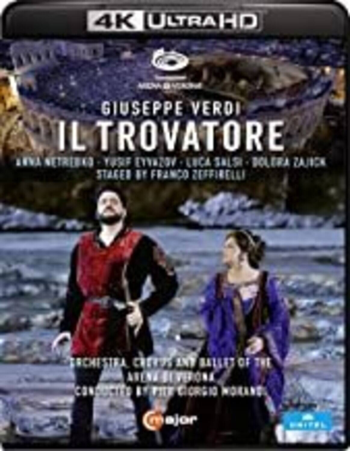 Front. Netrebko  Ballet Of The Arena Di Verona  Chorus Of The Arena Di Verona  Zajick  Zeffirelli  Salsi  O - BLU-RAY.