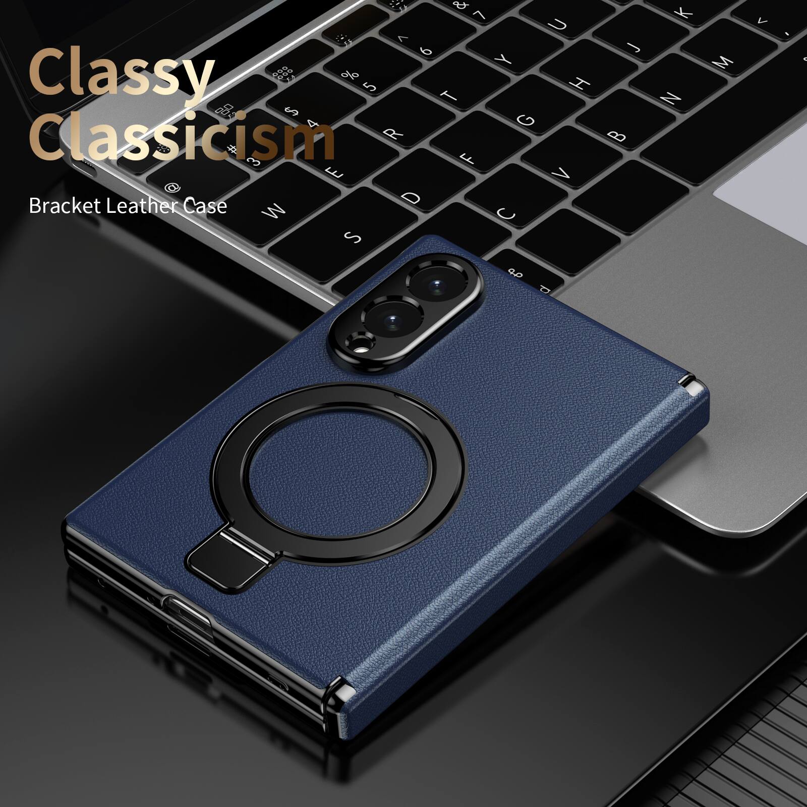 Classy Classicism  
Bracket Leather Case