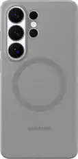 Front. Samsung - Galaxy S26 Ultra Silicone Magnet Case - Gray.