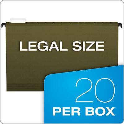 LEGAL SIZE  
20 PER BOX