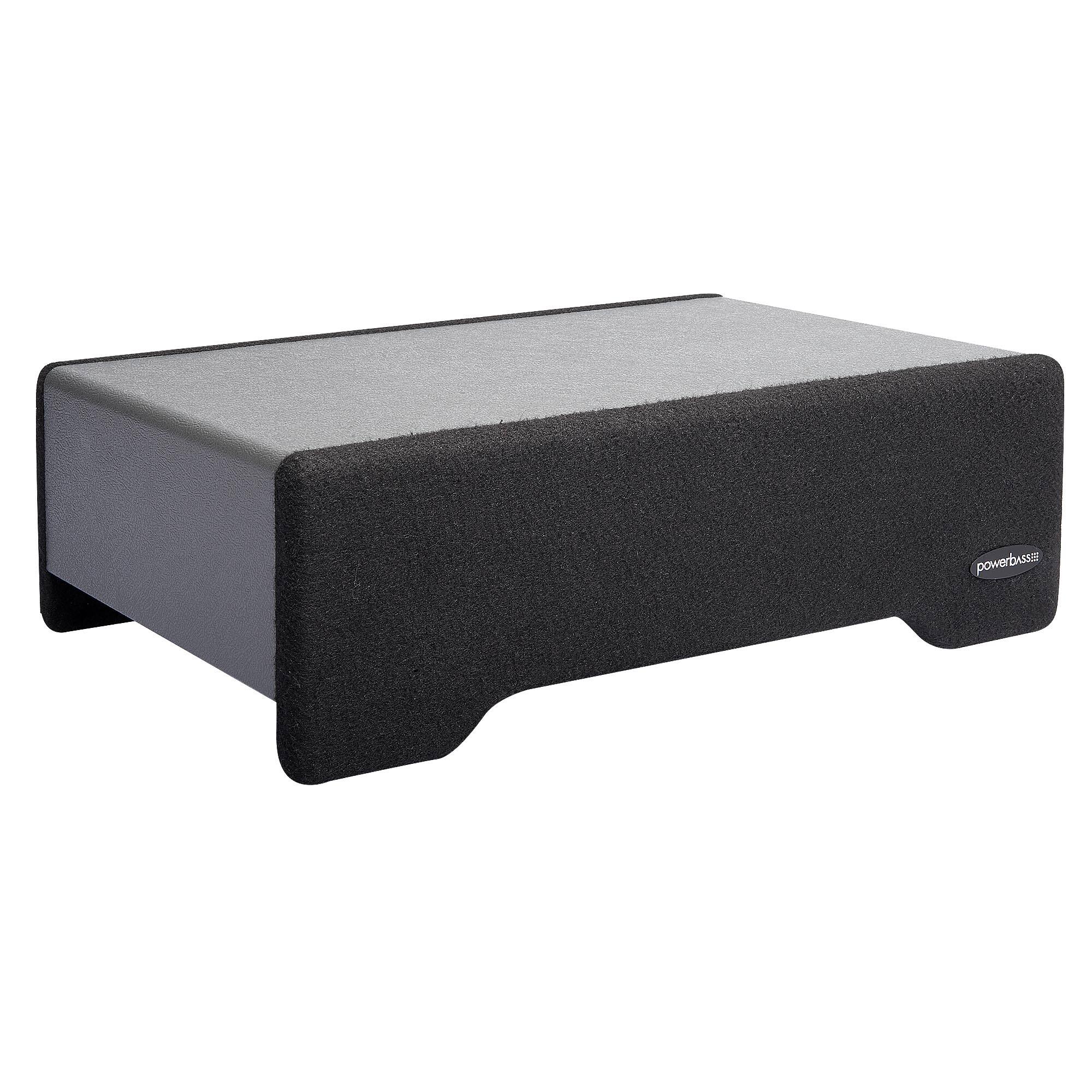 Alt View 1. Powerbass - PowerBass PS-DF110T - 10" Single Loaded Down Firing Enclosure - Black/Gray.