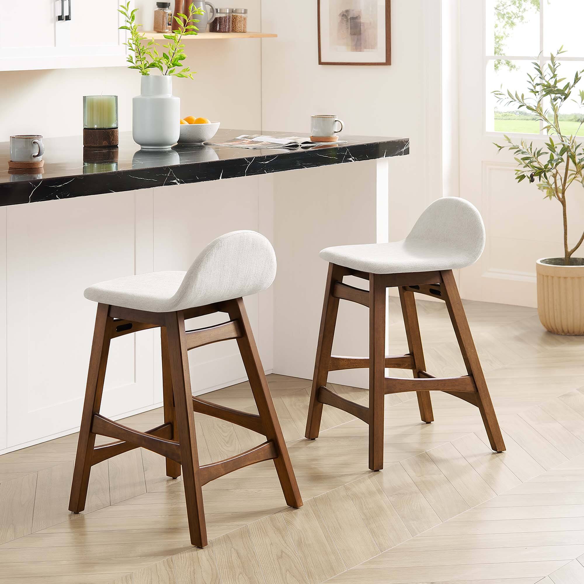 Alt View 5. Modway - Juno Wood Counter Stool Set of 2 by Modway - 0.