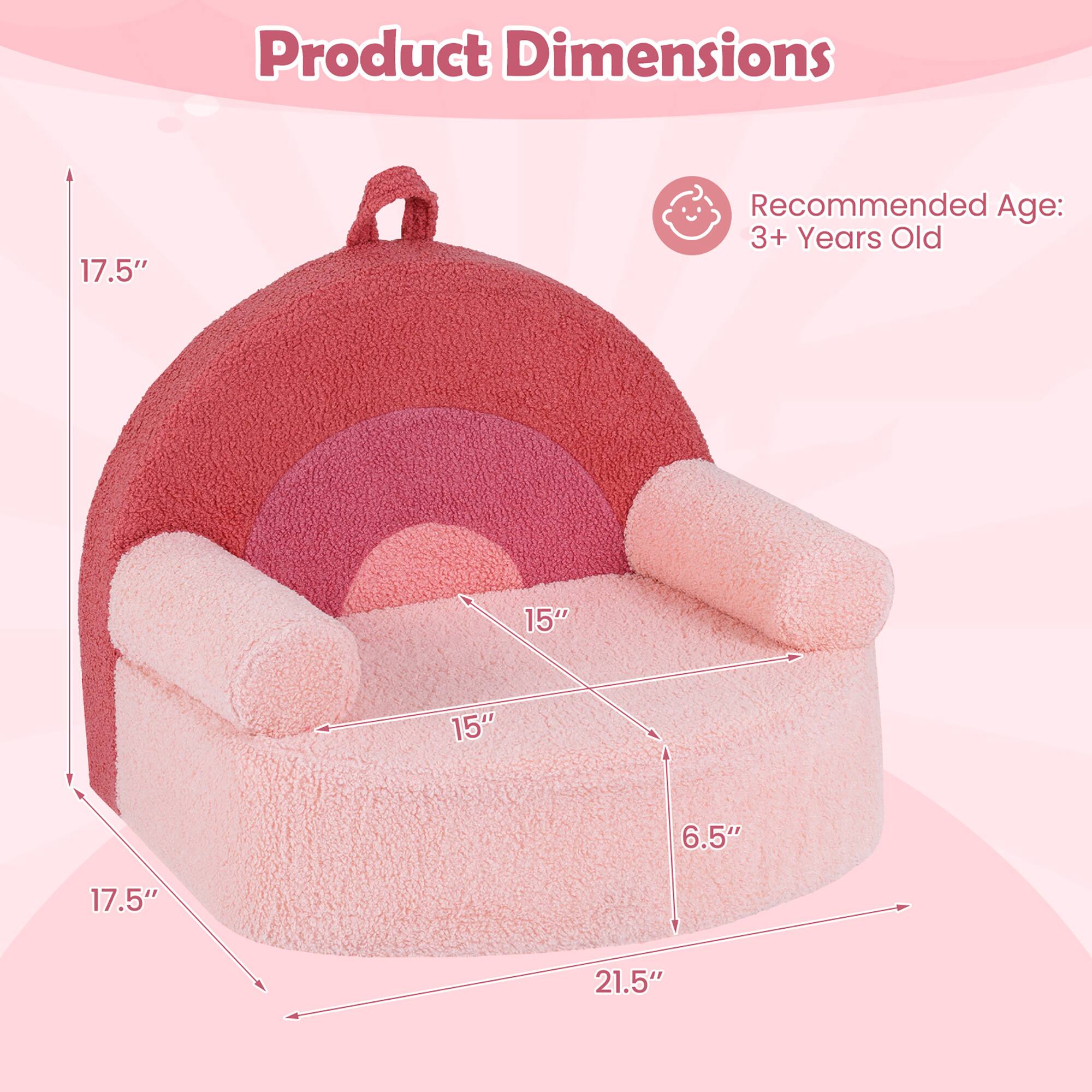 Product Dimensions: 17.5" x 15" x 15" x 6.5" x 21.5"  
Recommended Age: 3+ Years Old