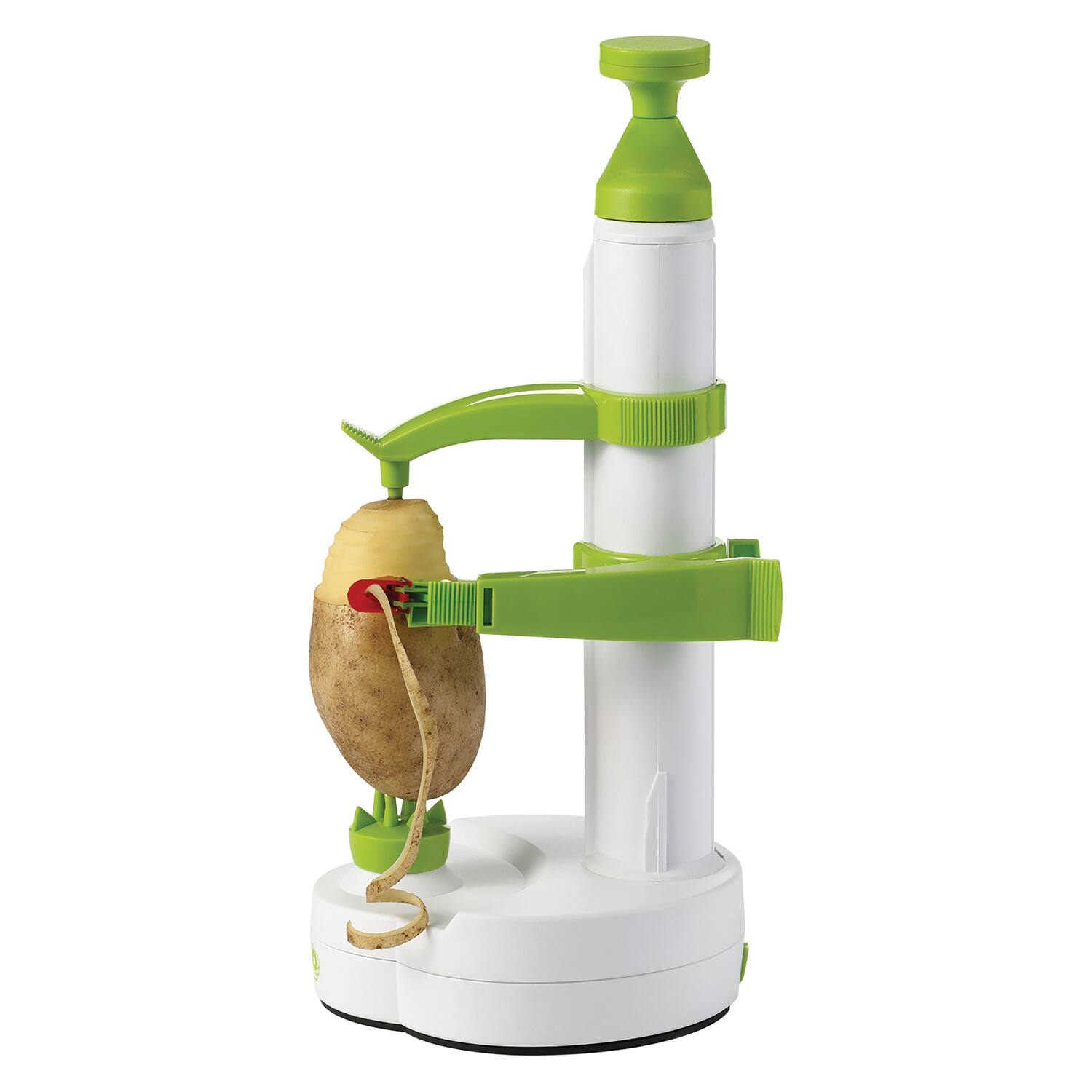 Left. Starfrit - Starfrit 092904-003-0000 Rotato Manual Peeler, Green/white - green.