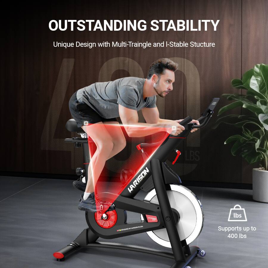 OUTSTANDING STABILITY  
Unique Design with Multi-Triangle and I-Stable Structure  

LBS LARISON  
Supports up to 400 lbs