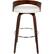 Alt View 13. LumiSource - Grotto Wood Barstool - Cherry / White.