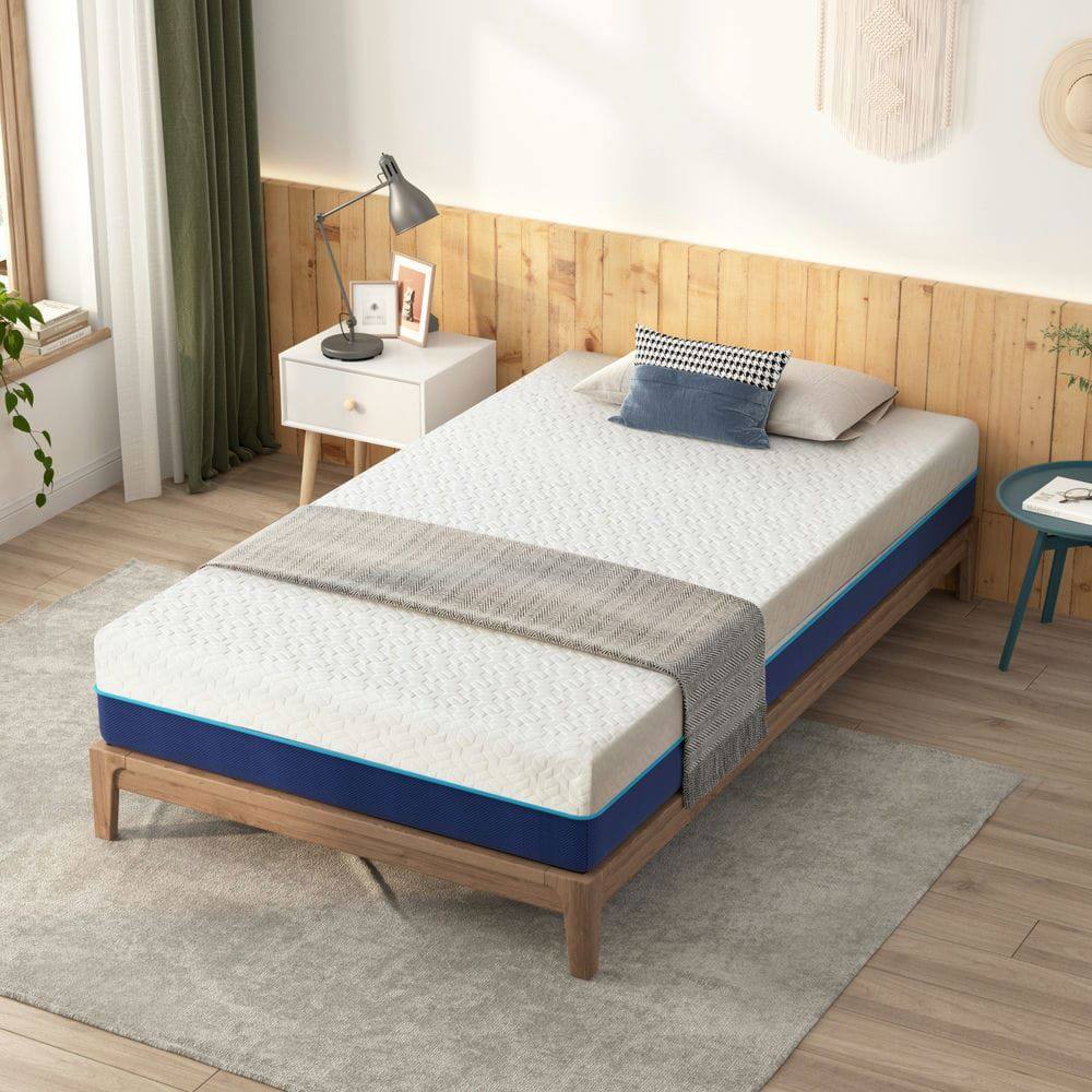 Alt View 4. Kadyn - 6 Inch Mattress in a Box, Gel Memory Foam Mattress for Cool Sleep & Pressure Relief - White.