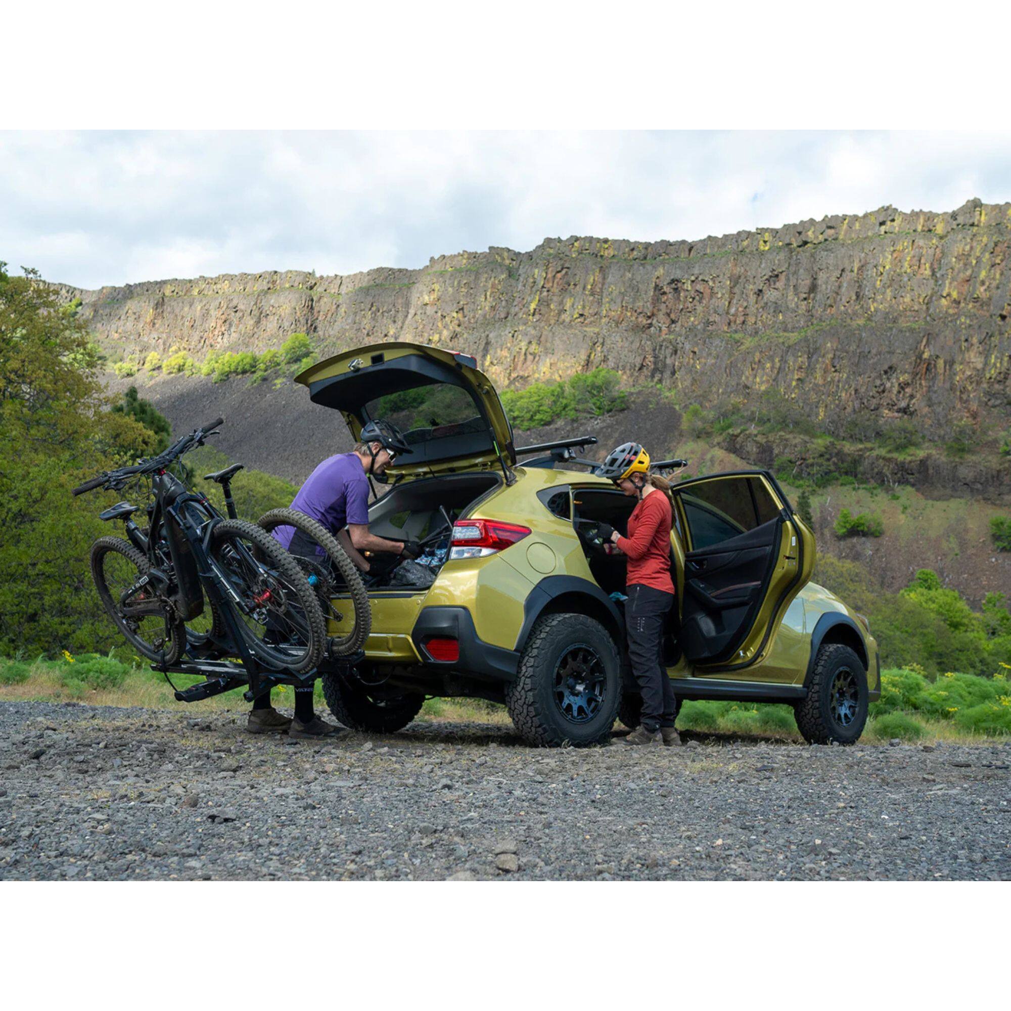 Alt View 7. Yakima - Yakima StageTwo 2" Premium Platform 2 Bike Tray Vehicle Hitch Bike Rack, Slate - Slate.