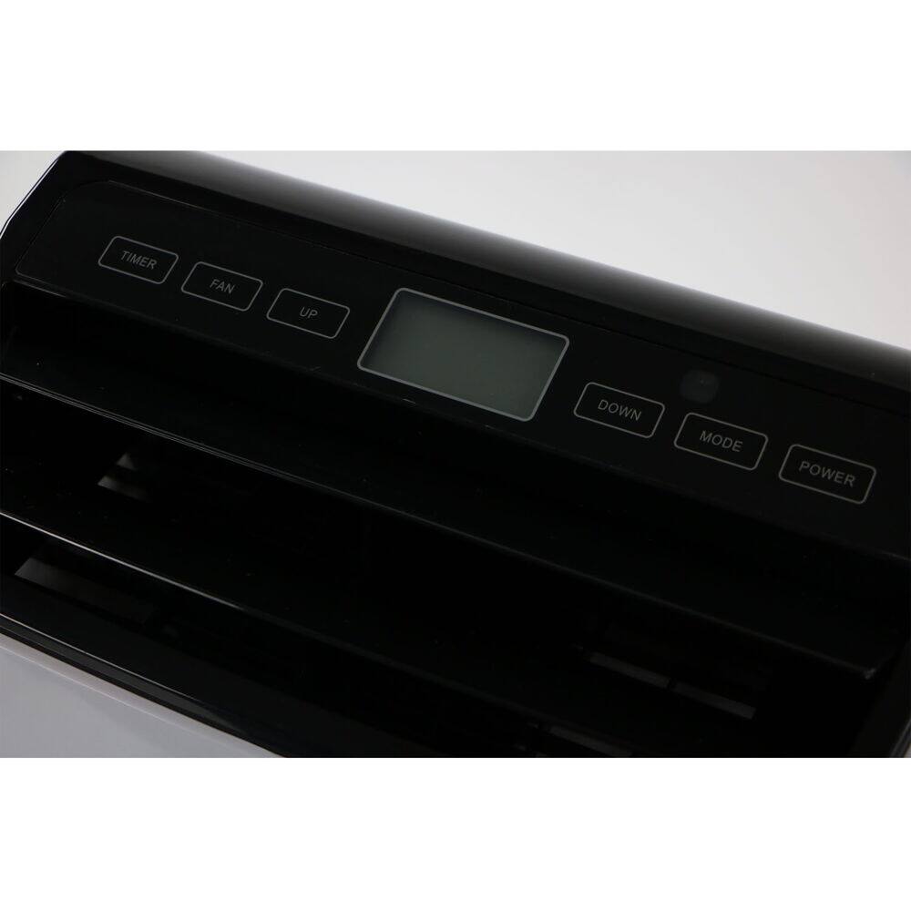 The text on the image reads: "TIMER FAN UP DOWN MODE POWER."