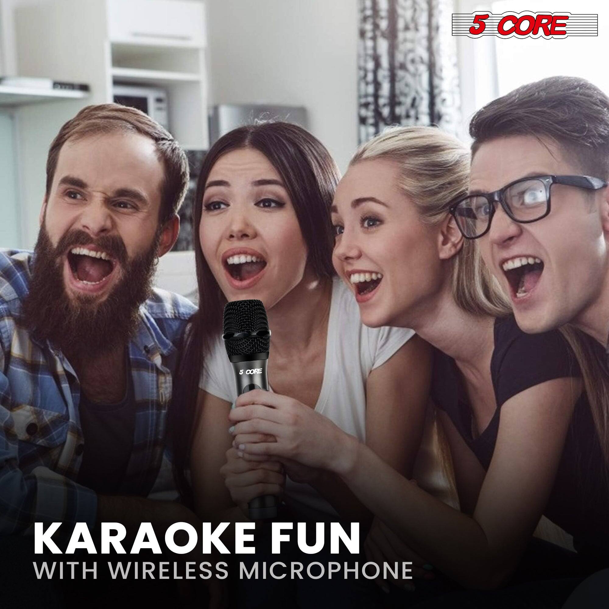 5 CORE KARAOKE FUN WITH WIRELESS MICROPHONE