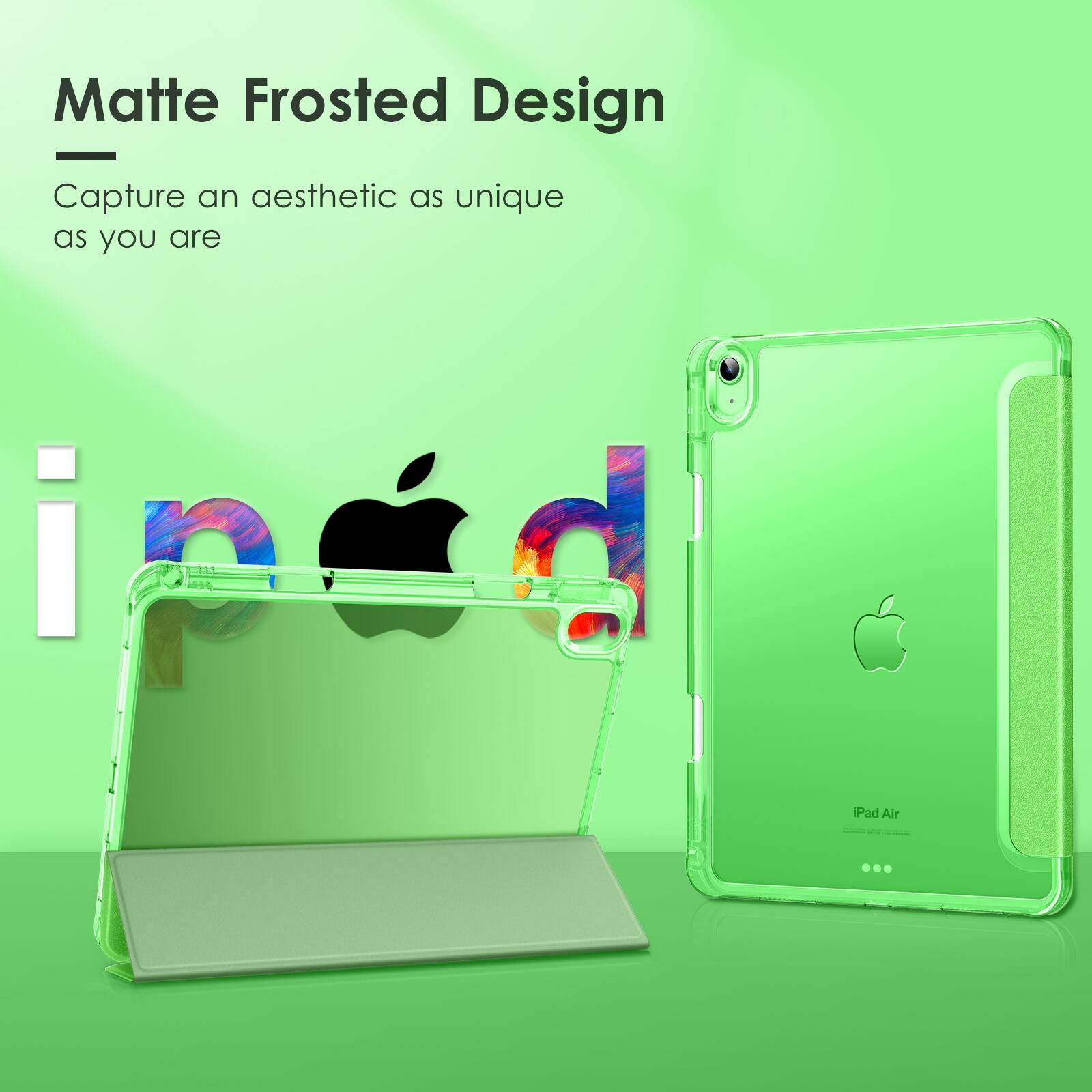 Matte Frosted Design  
Capture an aesthetic as unique as you are