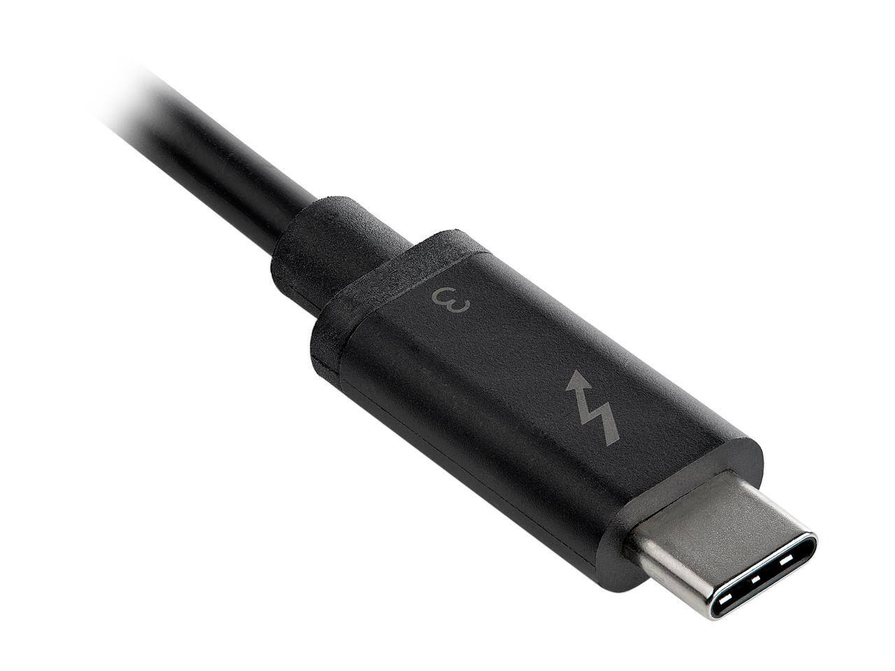 Alt View 2. StarTech.com - Thunderbolt 3 Mini Dock - Dual 4K HDMI, USB-A Hub, GbE, 28cm Cable - Mac/Windows (TB3DKMHDL).