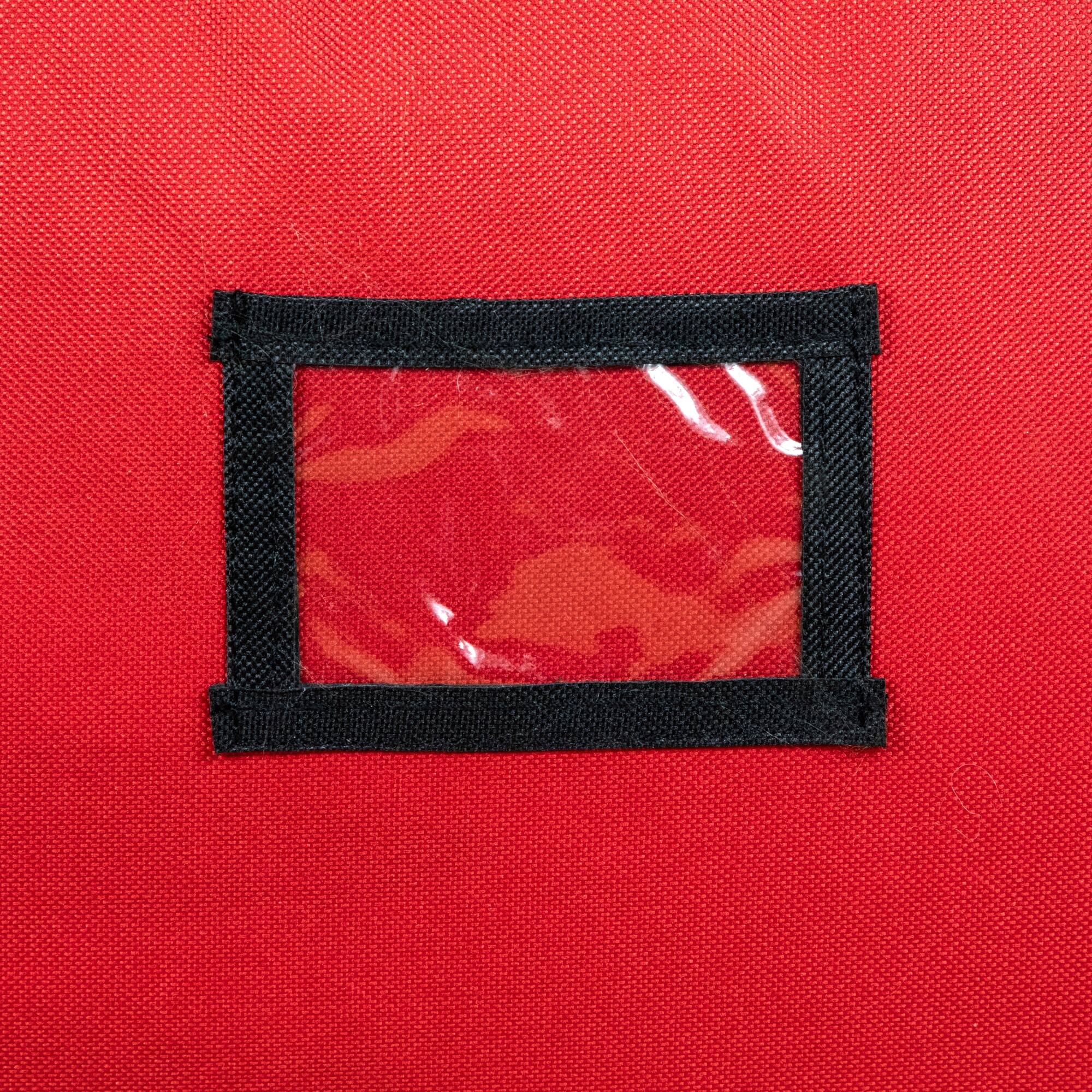 Alt View 5. Northlight - 65" Red and Black Artificial Christmas Tree Storage Bag - Red.