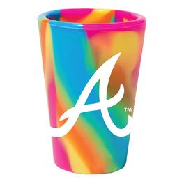 WinCraft - Atlanta Braves 1.5oz. Hippie Hop Silicone Shot Glass - Multicolor