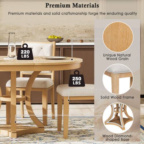 Premium Materials

Premium materials and solid craftsmanship forge the enduring quality

220 LBS

Unique Natural Wood Grain

250 LBS

Solid Wood Frame

Wood Diamond-shaped Base