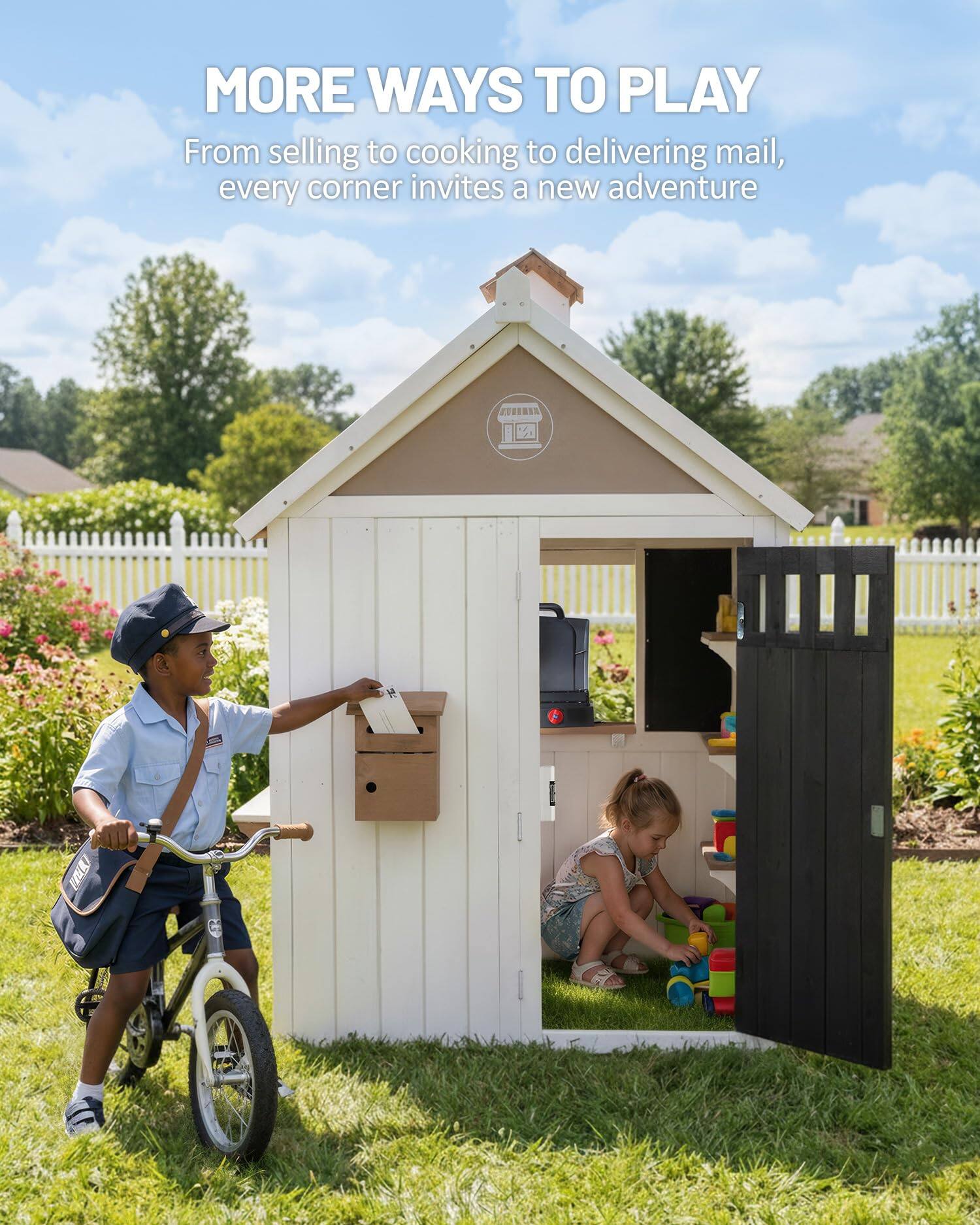 MORE WAYS TO PLAY  
From selling to cooking to delivering mail, every corner invites a new adventure