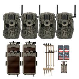 Stealth Cam - 36MP Fusion Max Cellular Trail Camera with Accessories (4 Pack)