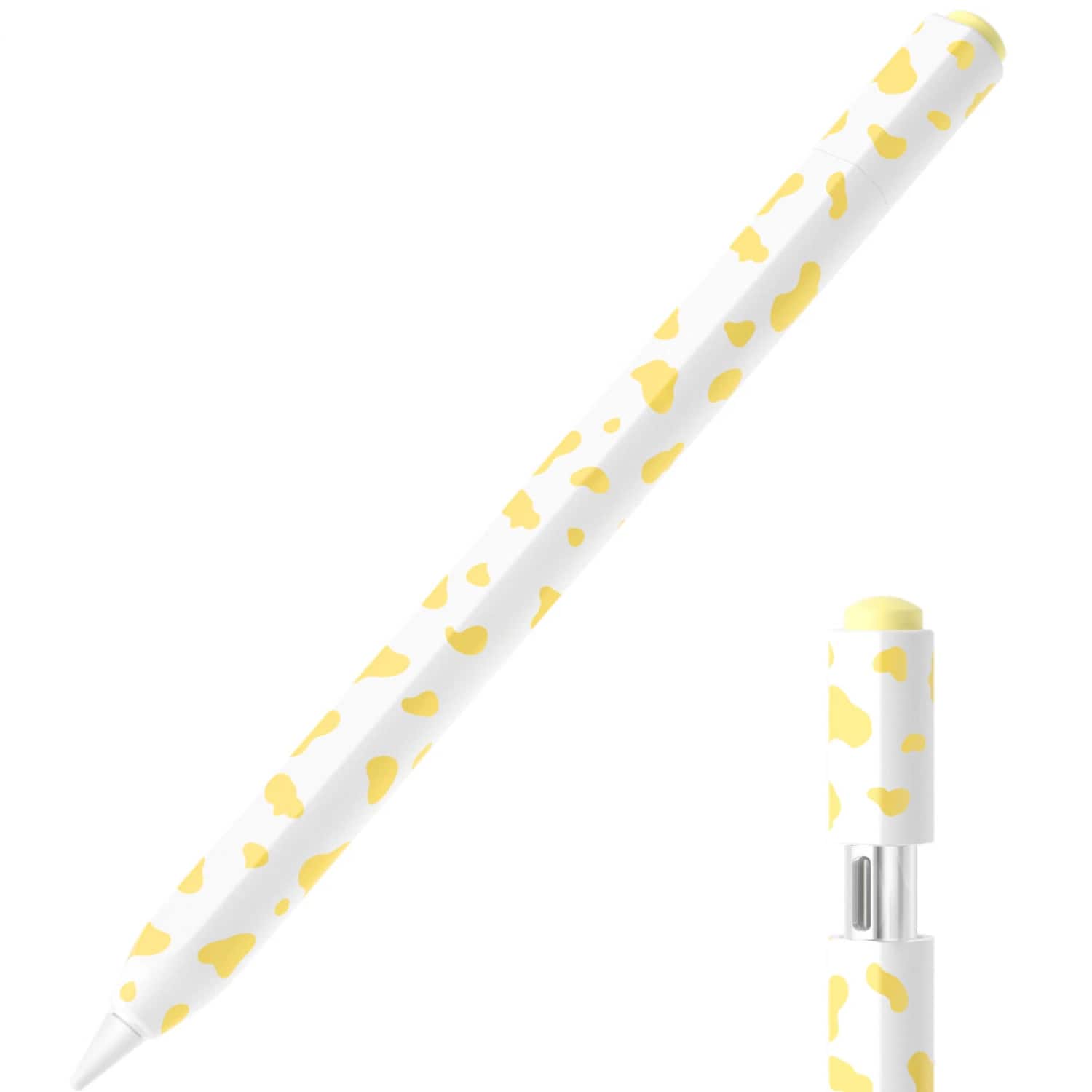 Stock Preferred - Cow-Print Silicone Case for Apple Pencil 2nd Gen. - Yellow