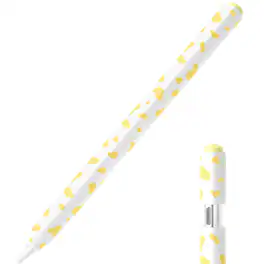 Stock Preferred - Cow-Print Silicone Case for Apple Pencil 2nd Gen. - Yellow
