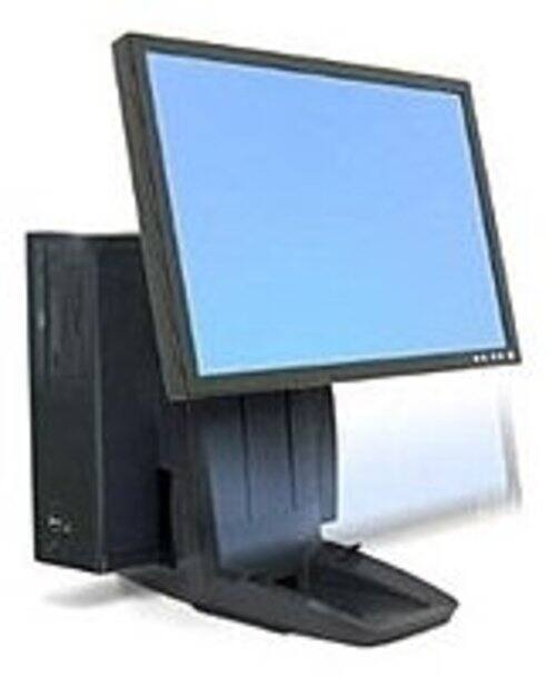 Ergotron - 33-326-085 Neo-Flex All-In-One Lift Stand for Up to 24-inch LCD Screens - Black