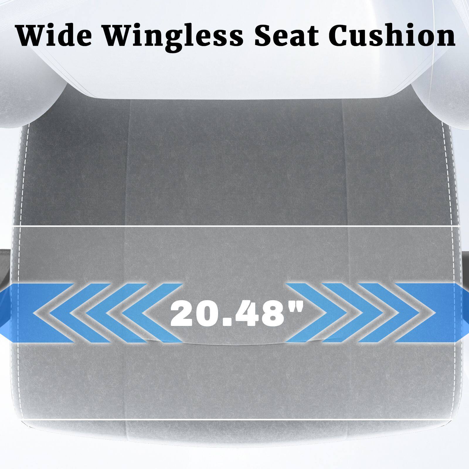 Wide Wingless Seat Cushion  
20.48"