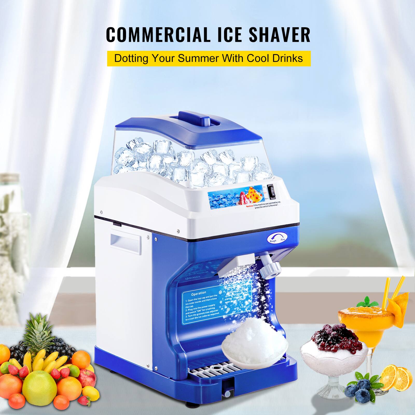 COMMERCIAL ICE SHAVER  
Dotting Your Summer With Cool Drinks