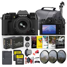 Fujifilm - X-T50 Mirrorless Camera with XF 16-50mm f/2.8-4.8 Lens (Black) Bundle