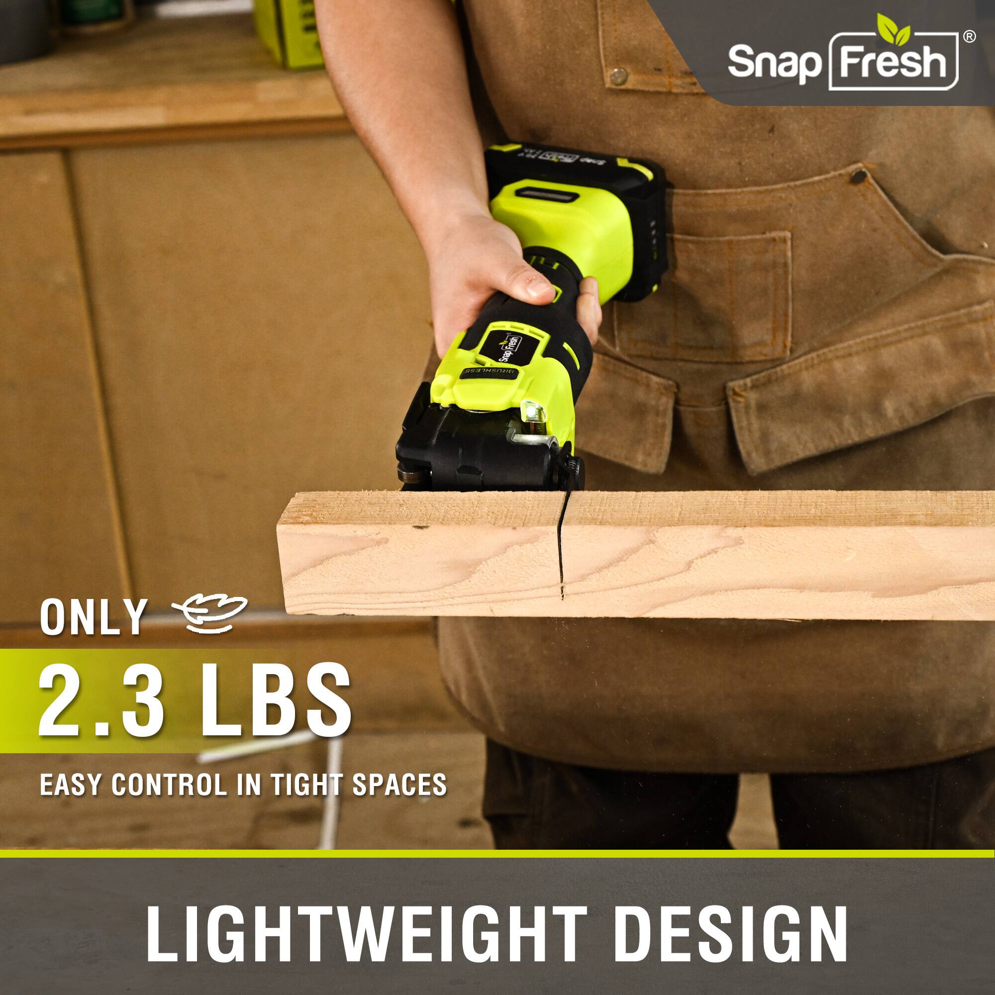 Snap Fresh 100 - ONLY 2.3 LBS EASY CONTROL IN TIGHT SPACES LIGHTWEIGHT DESIGN