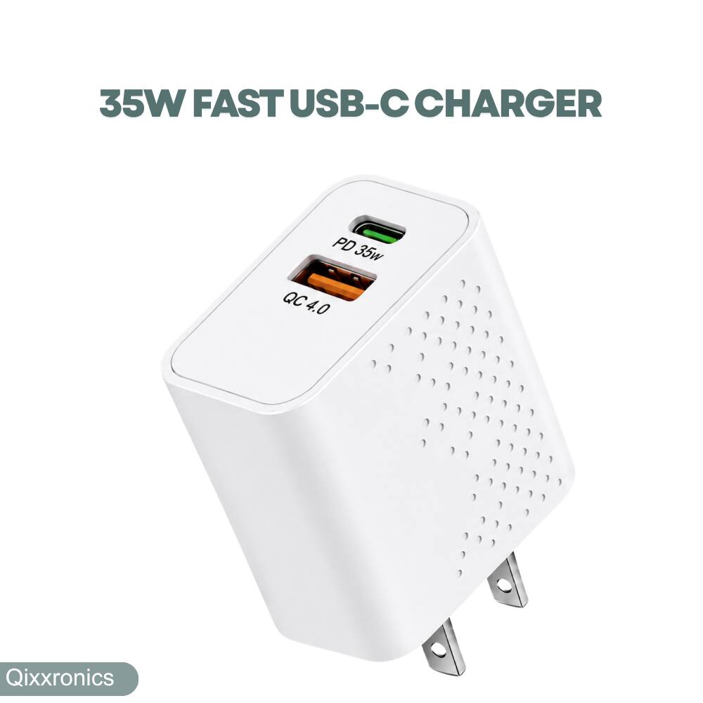 35W FAST USB-C CHARGER  
PD 35W QC4.0  
Qixxronics