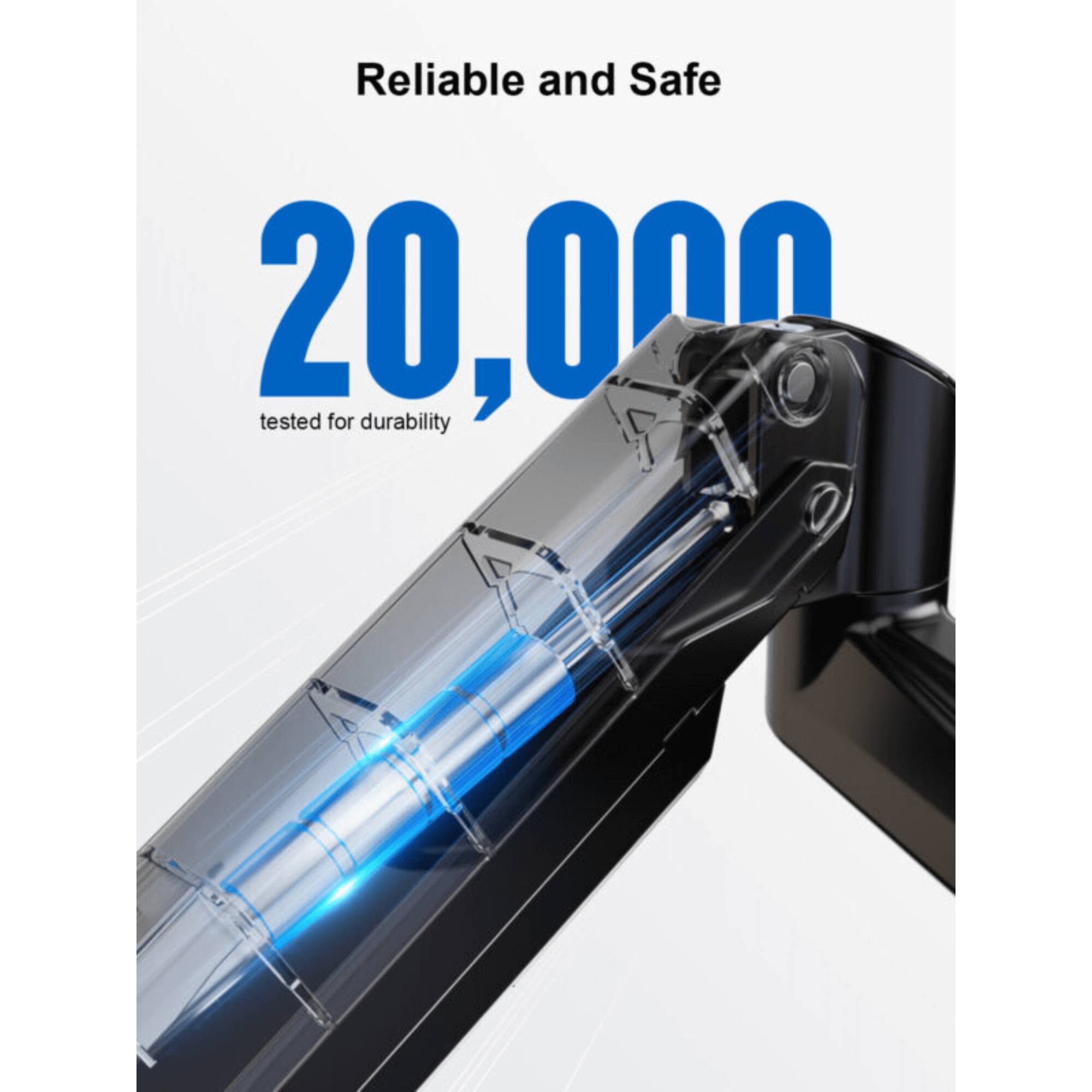 Reliable and Safe

20,000 tested for durability