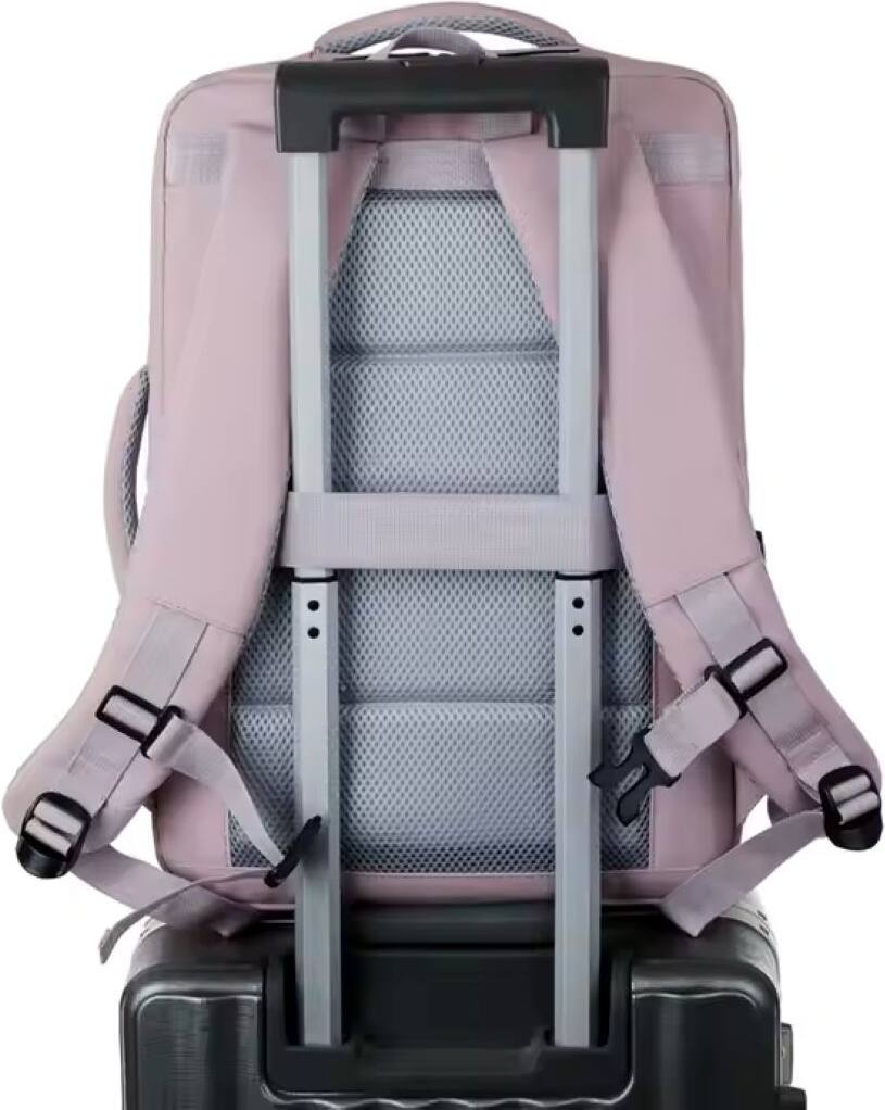 Alt View 17. SaharaCase - Water Resistant Backpack with USB Charging port and fits up to 17.3" laptop - Desert Purple.