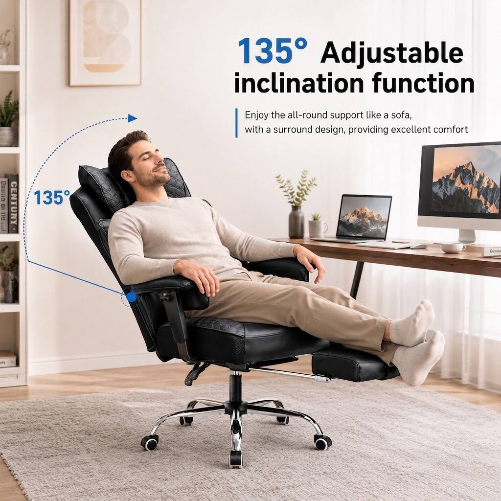 135° Adjustable inclination function

Enjoy the all-round support like a sofa, with a surround design, providing excellent comfort
