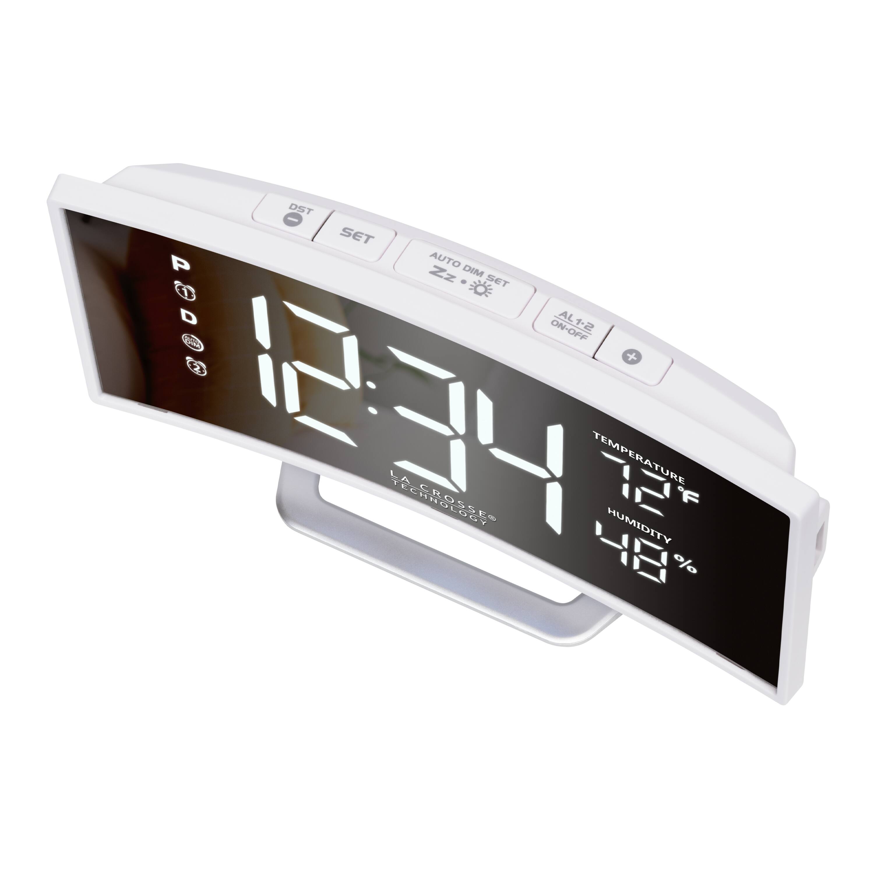 DST SET AUTO DIM Zz 1-2-2 SET ON-OFF AL1-2 x 1234 CROSSE 48% 72% TEMPERATURE HUMIDITY