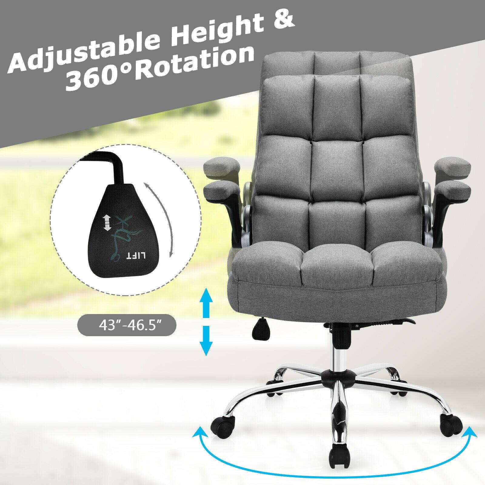 Adjustable Height & 360° Rotation

LIFT

43" - 46.5"