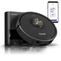 Shark - Matrix Self-Emptying Robot Vacuum with Precision Home Mapping and Extended Runtime, Wi-Fi Connected - Black - Front_Zoom