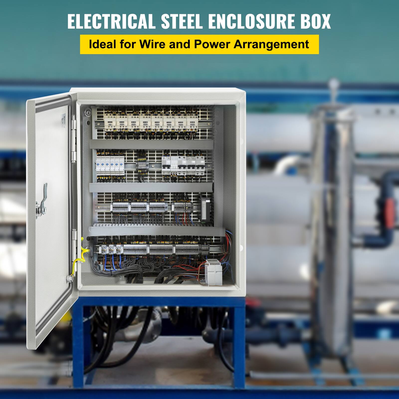 ELECTRICAL STEEL ENCLOSURE BOX  
Ideal for Wire and Power Arrangement