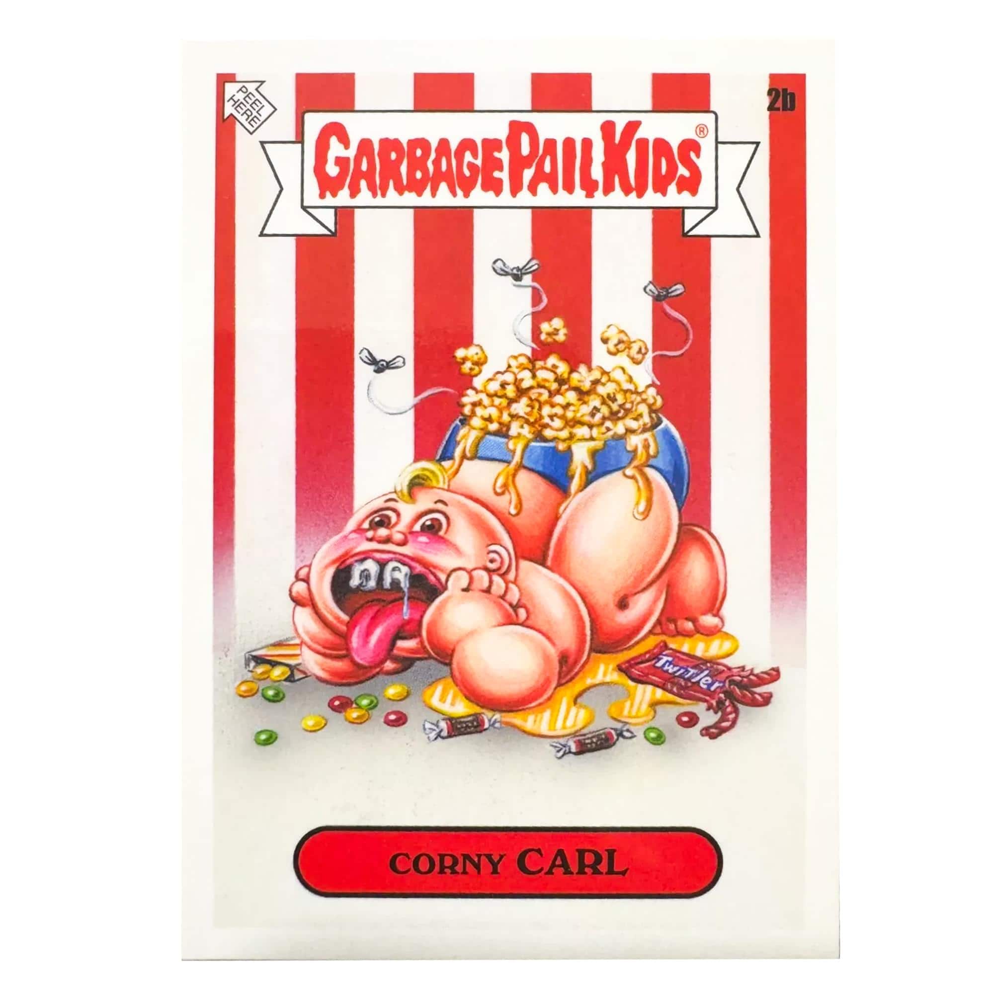Garbage Pail Kids 2024 Topps Media Menace | Corny Carl - Red price history on PriceWatchPro