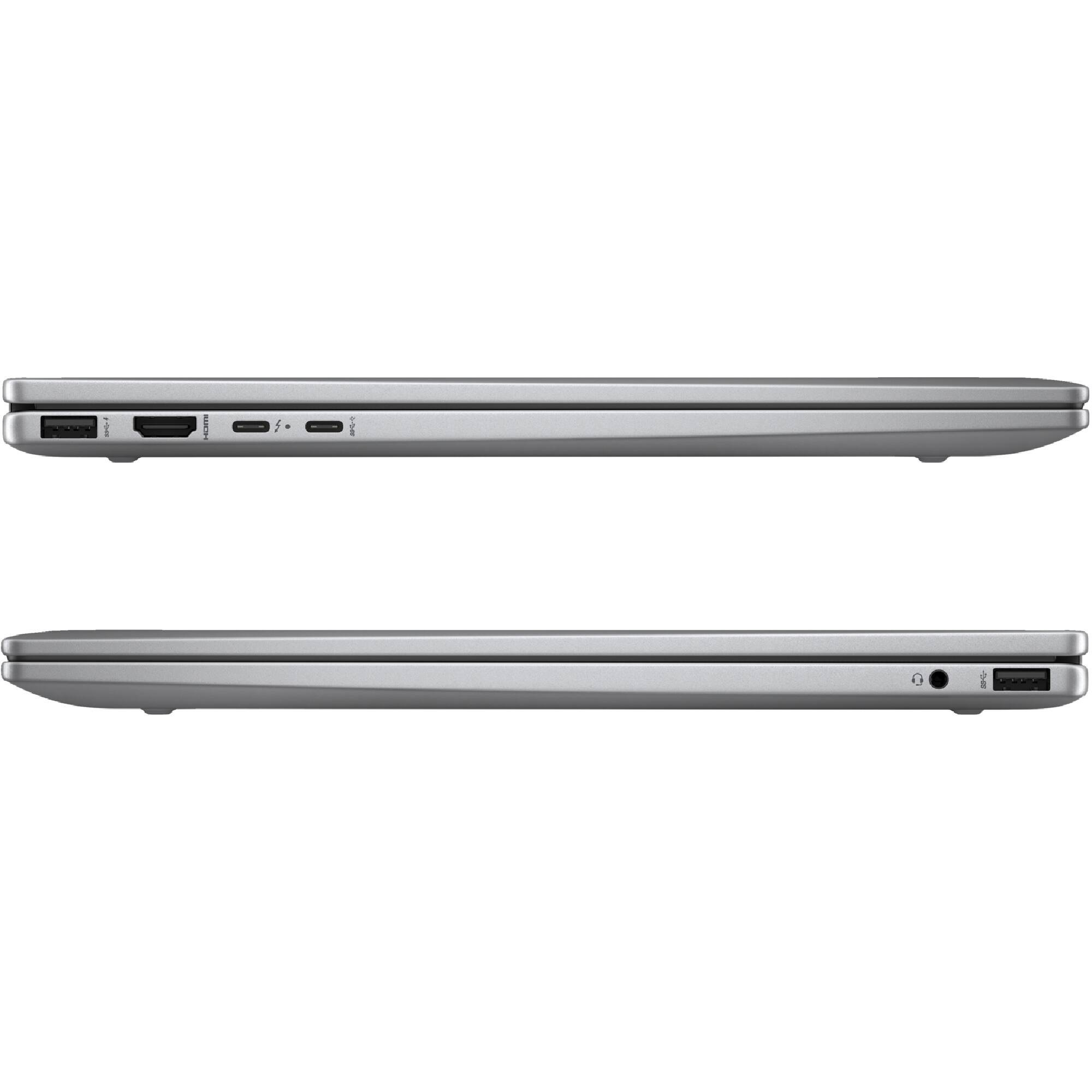 Alt View 3. HP - Envy x360 16T-AC000 16 2-in-1 Intel Core Ultra 7 155U 32GB RAM 2TB SSD Windows 11 Home - Silver.
