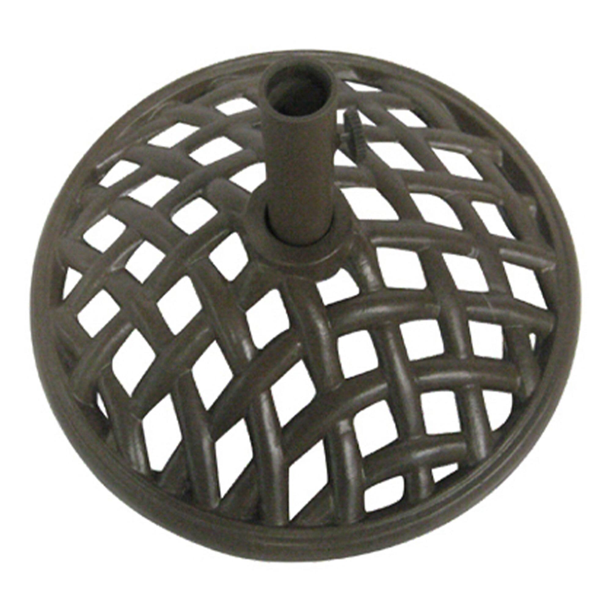 Four Seasons Courtyard - Brookfield 19 Inch Cast Iron Umbrella Base - Espresso price history on PriceWatchPro