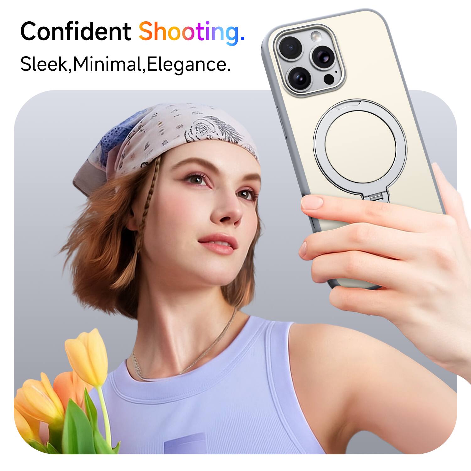 Confident Shooting. Sleek, Minimal, Elegance.