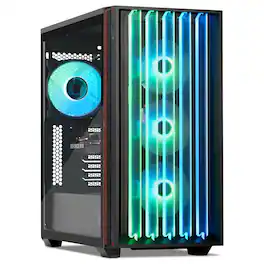 YEYIAN - Gaming PC. Core i5 14400F, RTX 5060 8GB GDDR7, 1TB NVMe, 16GB DDR5, 650W 80+ Gold. Model YPI-MS44F0B-5601B