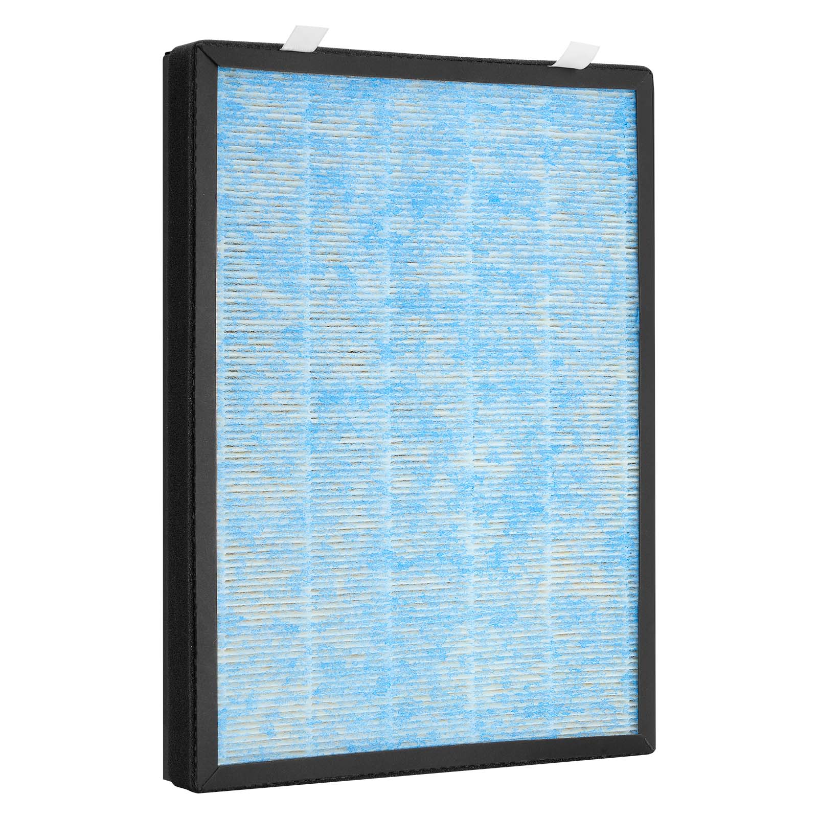 Front. VEVOR - Air Purifier Filter Replacement, Compatible with KJ420F-A35, 4-Stage HEPA H13 Activated Carbon Filter Accessories - Blue,Black.