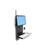 Front. Ergotron - StyleView 60-593-195 Vertical Lift Keyboard & Monitor Mount - High Traffic Area - Black - Steel - Up to 24 Inches - Lif - Black.