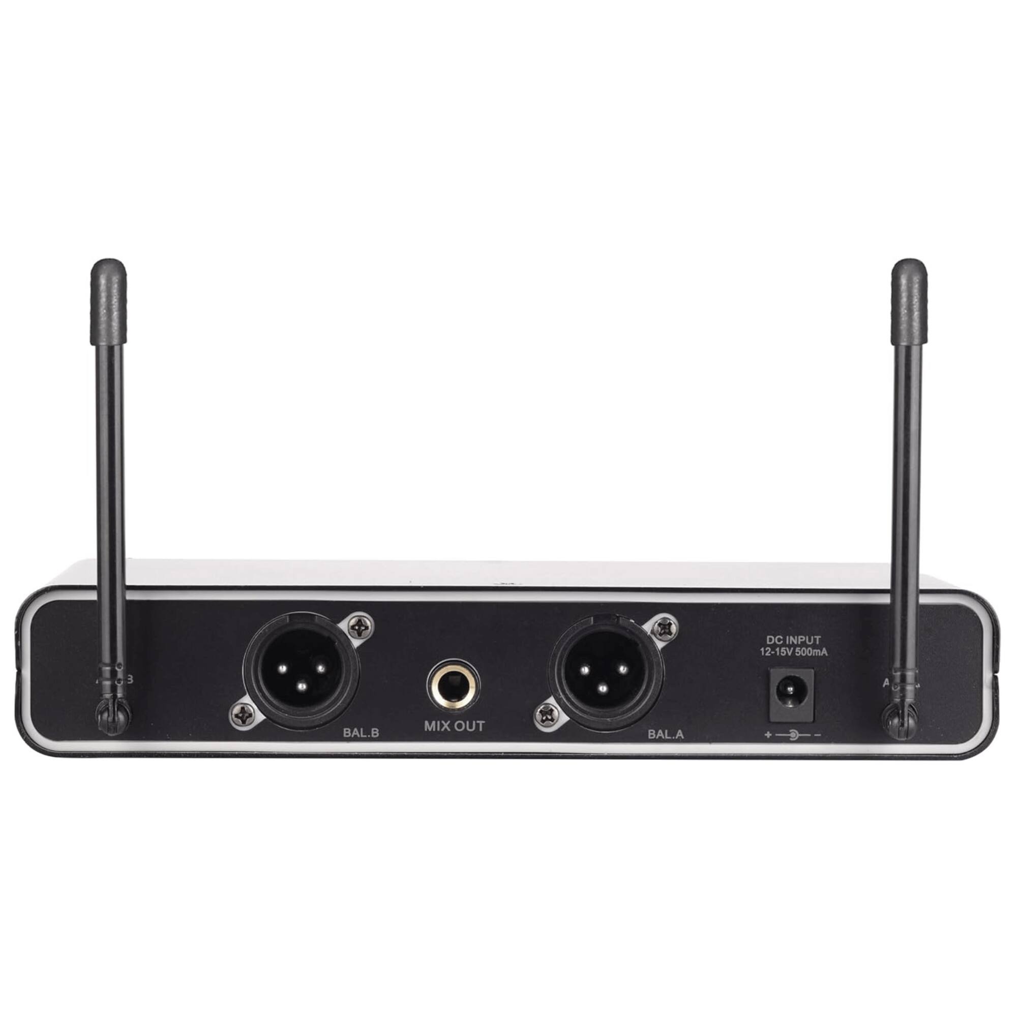 DC INPUT 12-15V 500mA  
BAL.A  
MIX OUT  
BAL.B