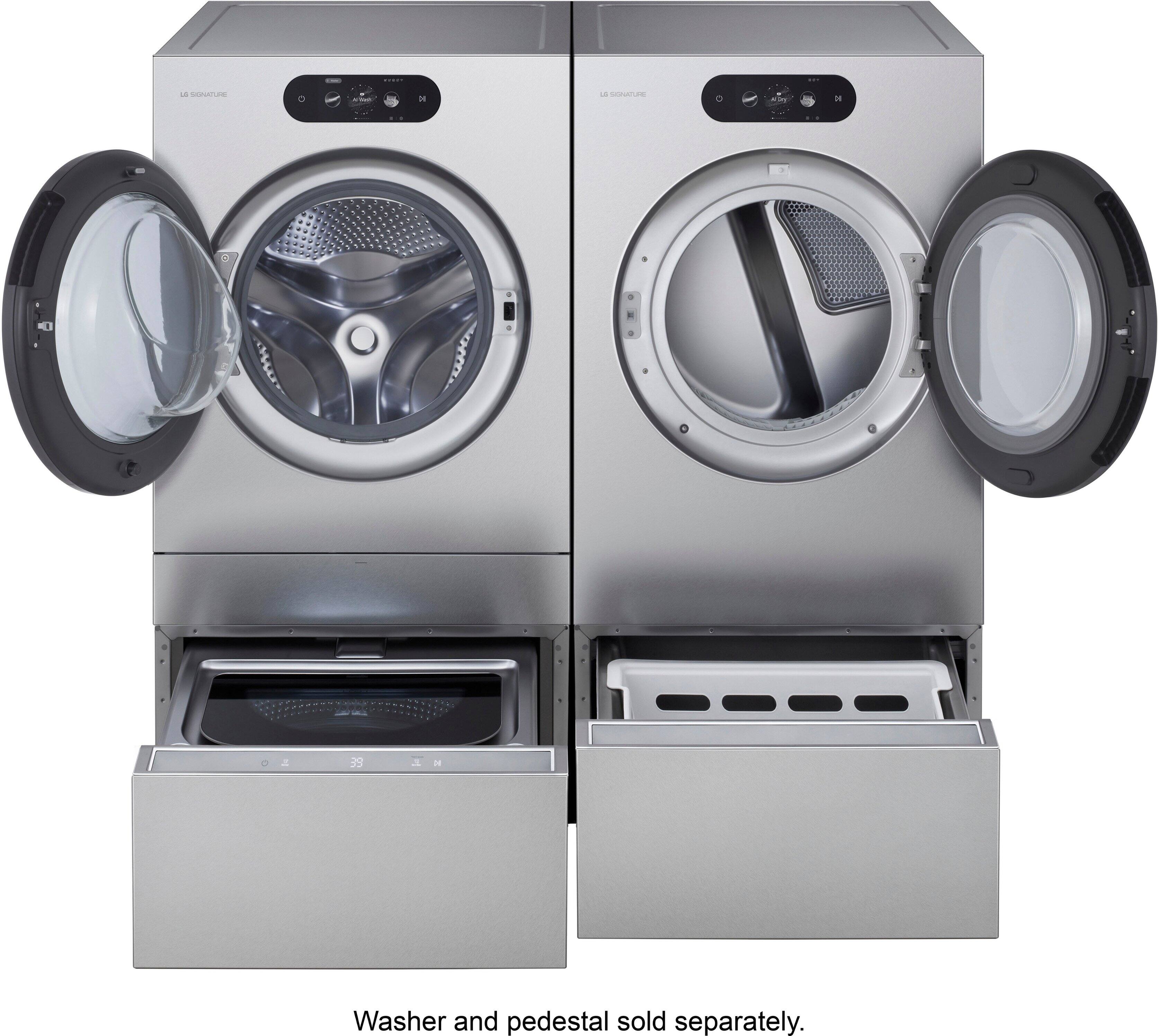 Washer and pedestal sold separately.