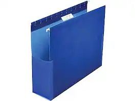 Pendaflex - SureHook Hanging File Folders, 2" Expansion, Legal Size, 25/Box - Blue