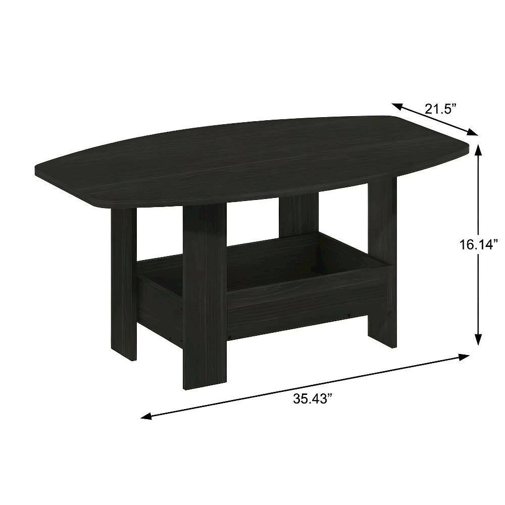 FurniFact - Coffee Table with Storage Compartment and Simple Design for Living Room - Espresso price history on PriceWatchPro