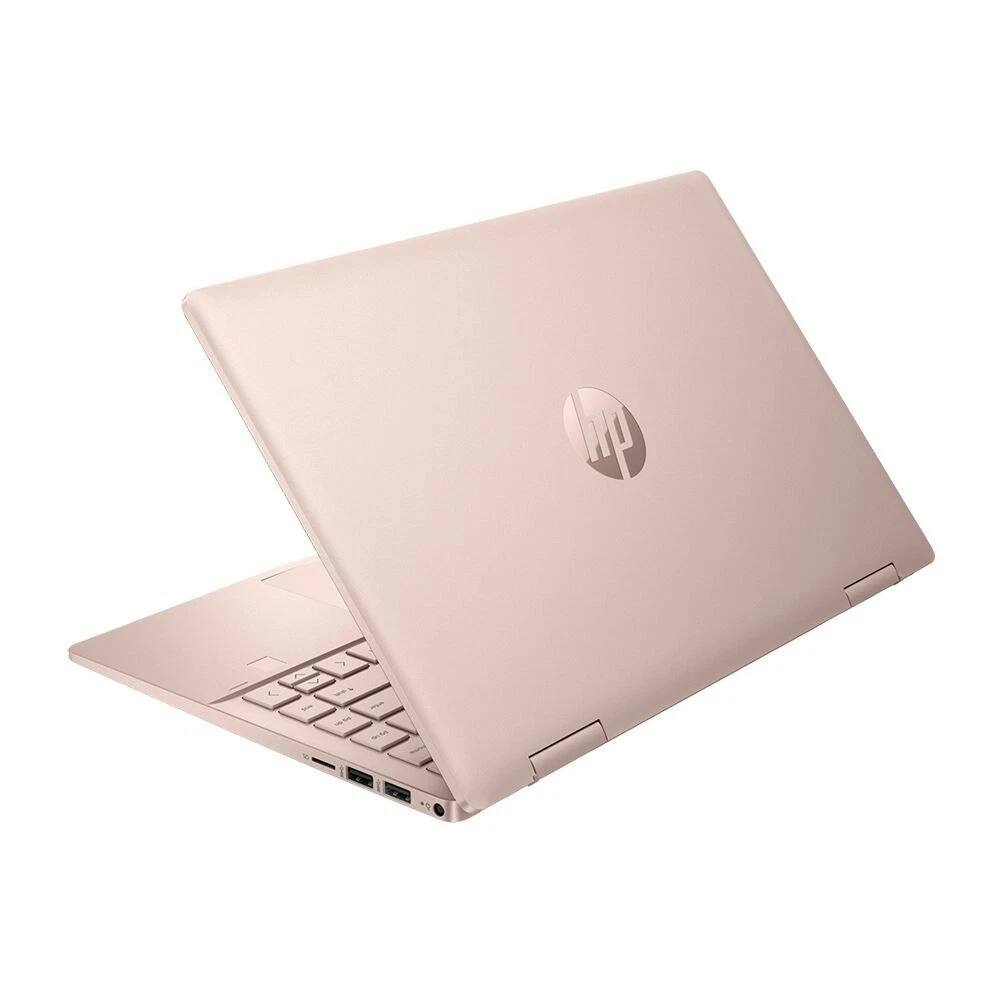 Alt View 5. HP - Pavilion x360 14-ek1102ds 14" FHD Touch Intel Core i3-1315U 1.2 GHz 8GB RAM 256GB SSD with PEN Windows 11 Home - Rose Gold.